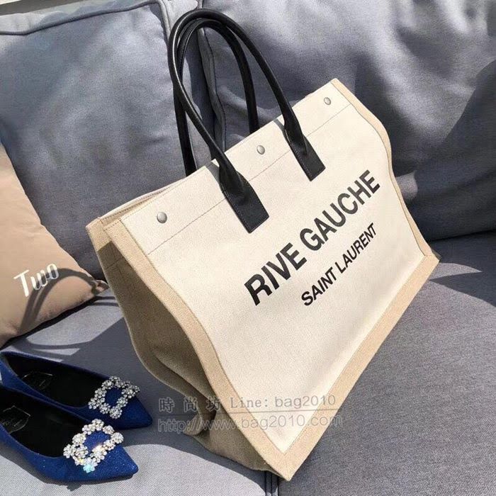 YSL女包 59909 Rive Gauche Tote Bag 左岸購物袋 聖羅蘭手提包  yas1655